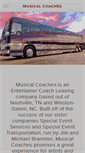 Mobile Screenshot of musicalcoaches.com